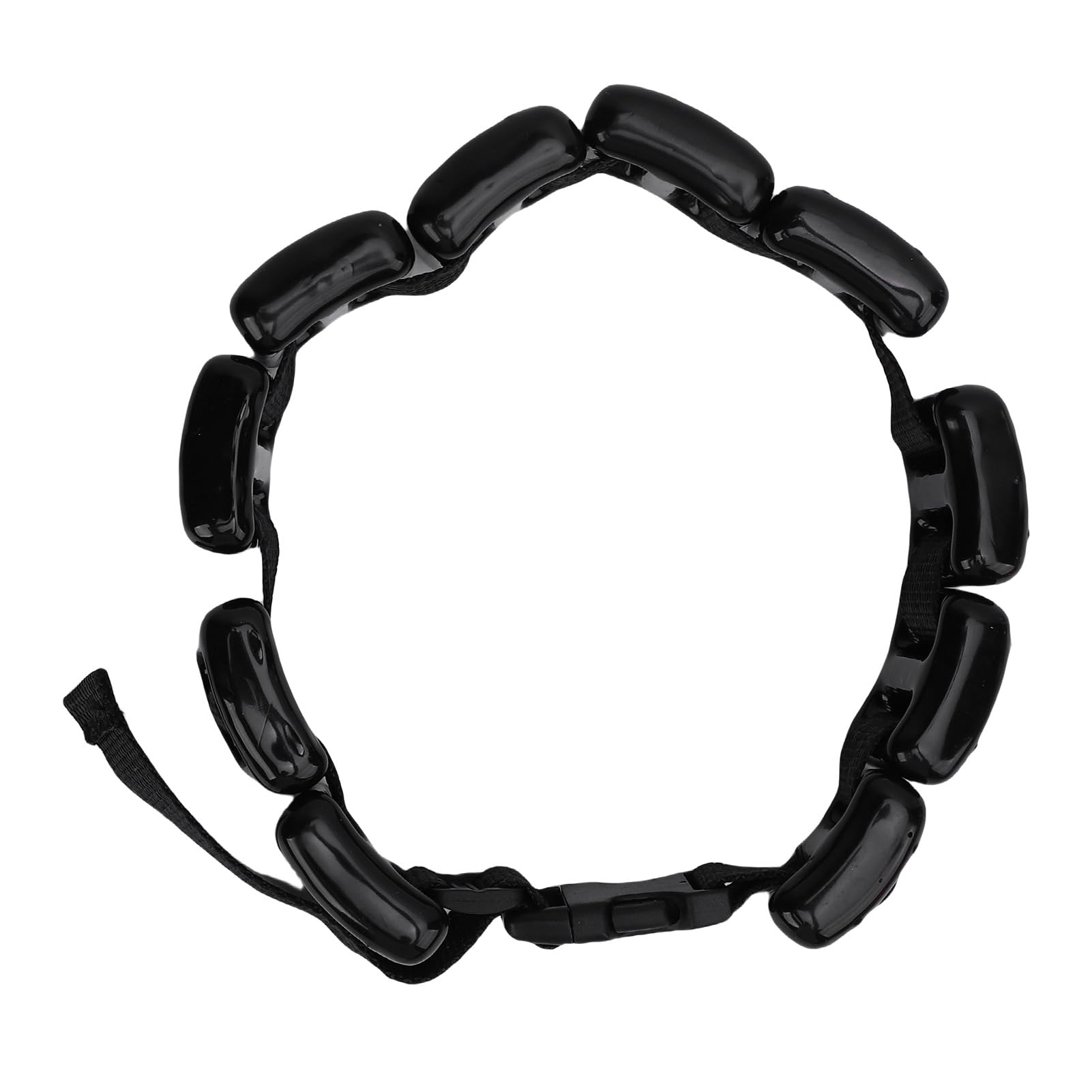 RiToEasysports Equipo de Buceo, Cinturón de Lastre para el Cuello con 10 Bloques y Hebillas de Hierro para Buceo y Aventuras submarinas.