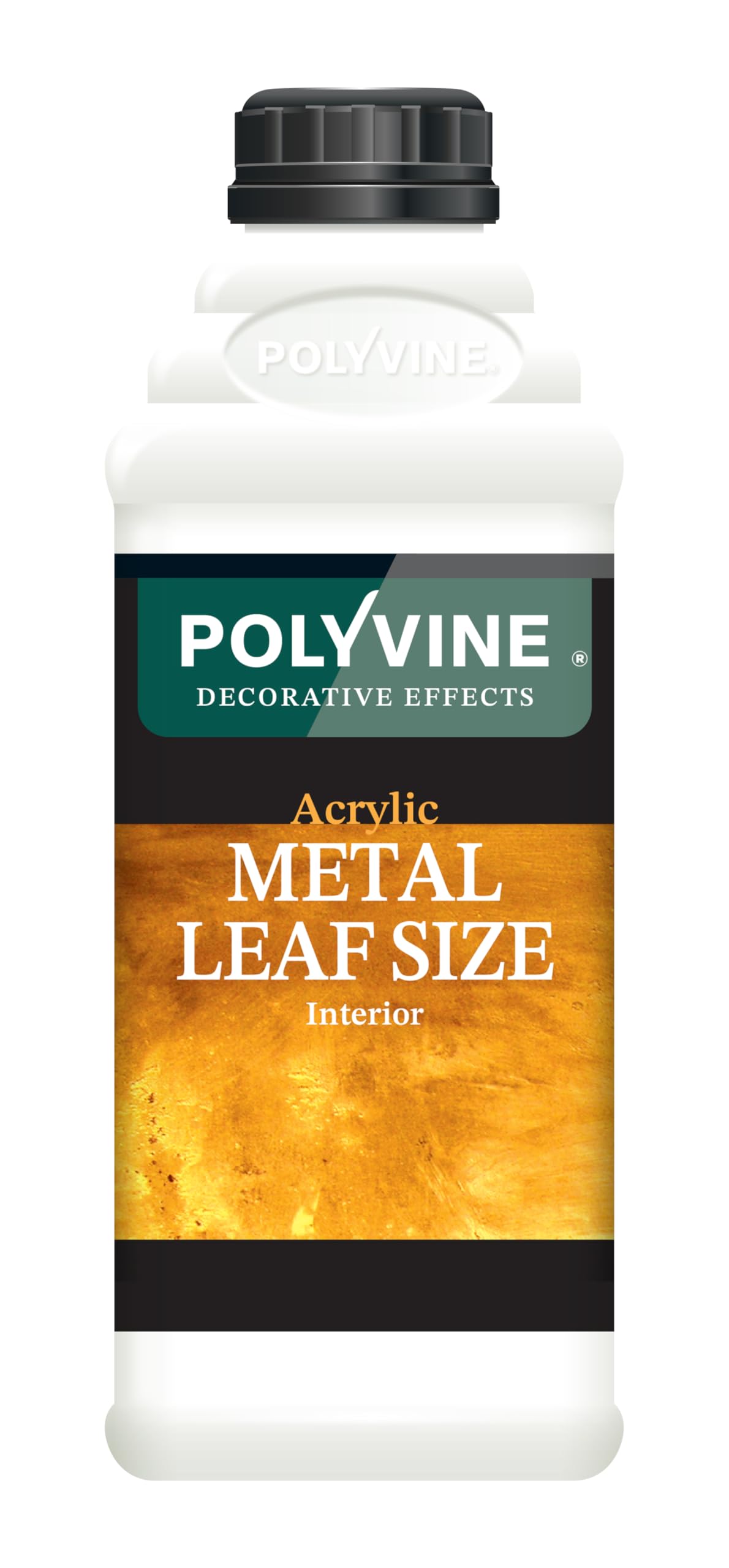 Polyvine Acrylic Gold Size 1Litre For all metal leaf