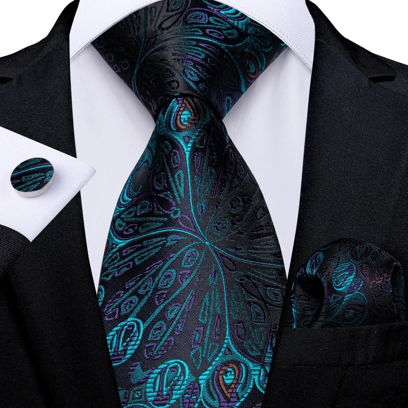 Corbata de seda 8cm para hombre 150cm formal miniatura 2