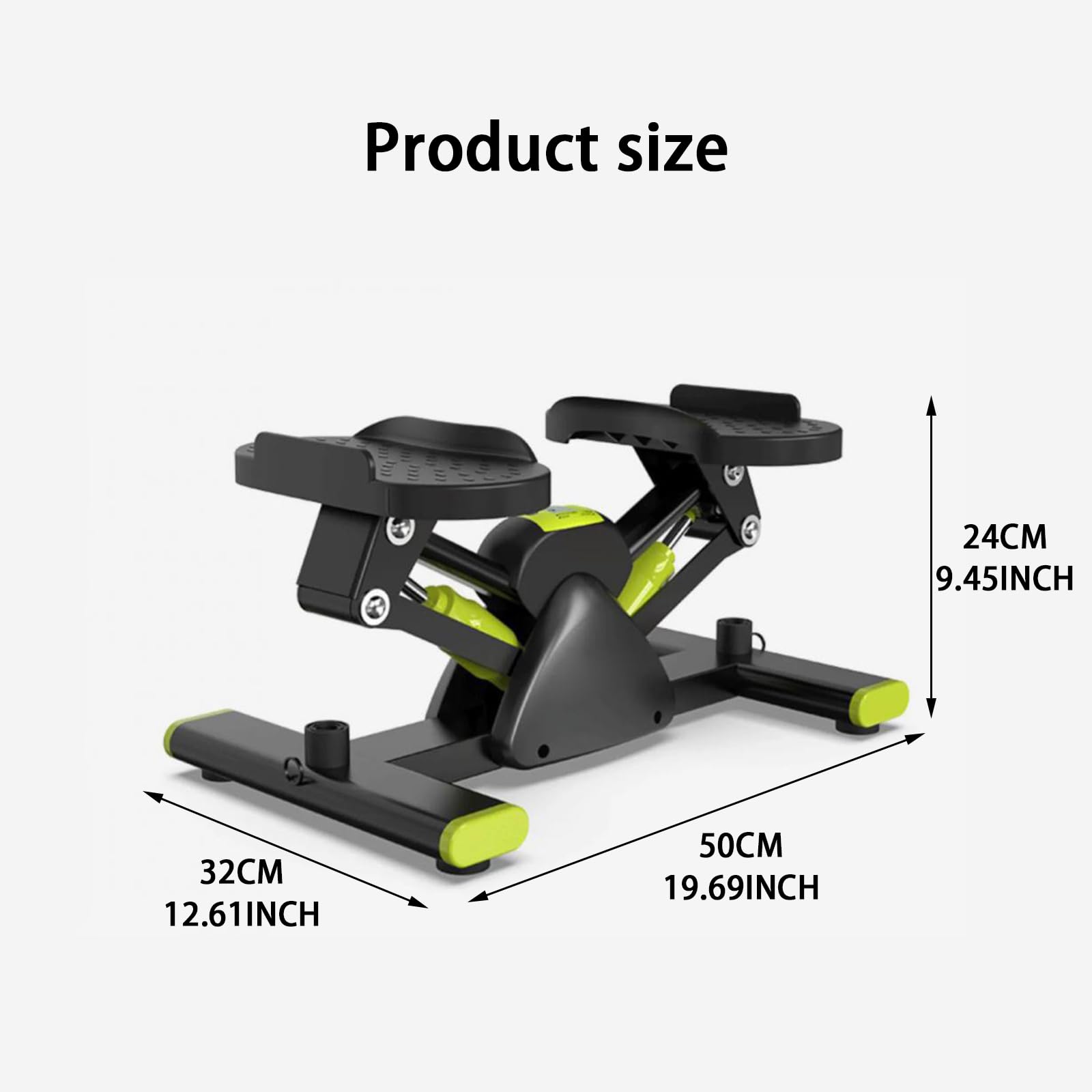 Stepper schodowy z taśmami oporowymi Mini Stepper z 4 trybami ćwiczeń do treningu całego ciała, przenośna maszyna krokowa z wyświetlaczem LCD