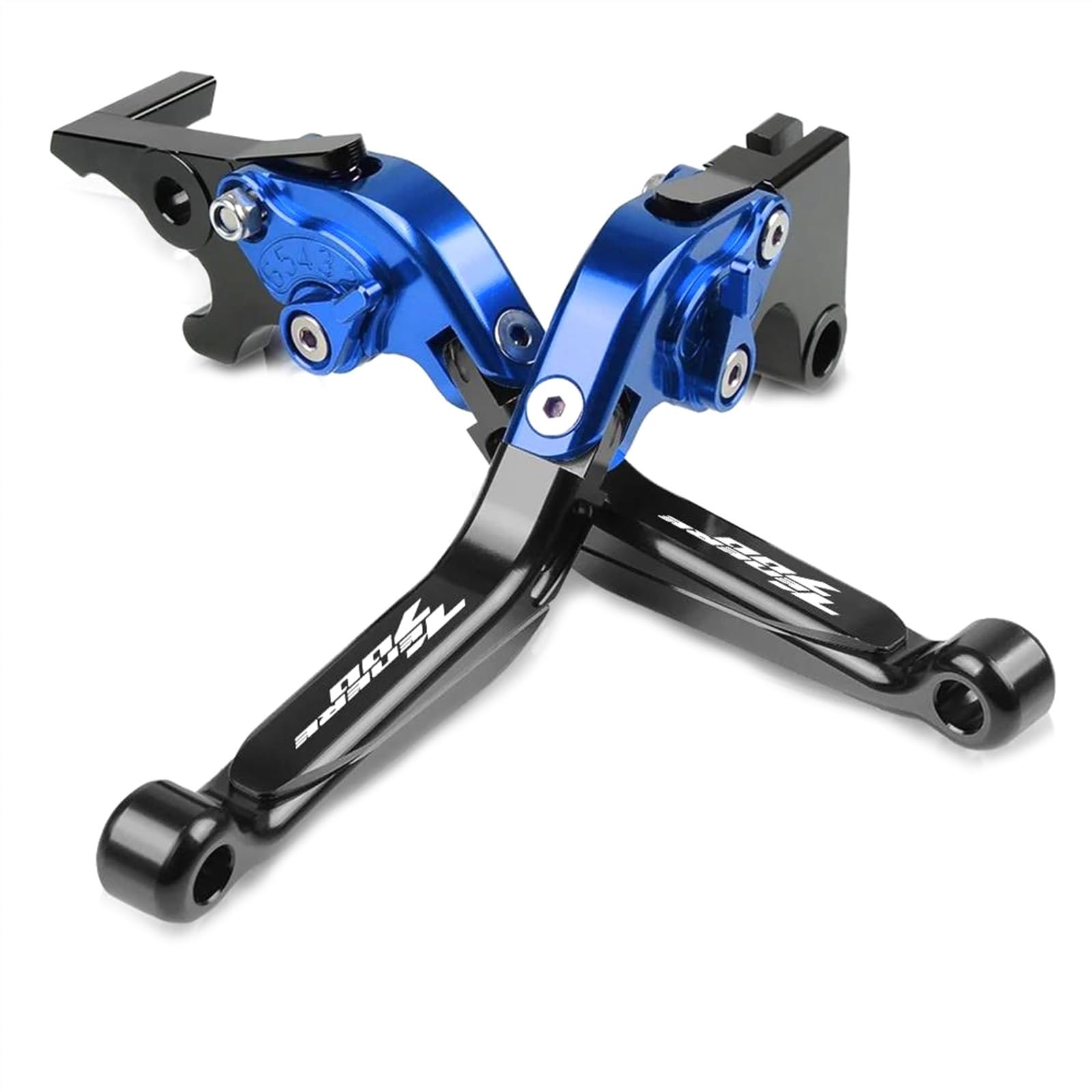 Leviers de poignée CNC pliables pour Yamaha Tenere 700 finition alu rouge