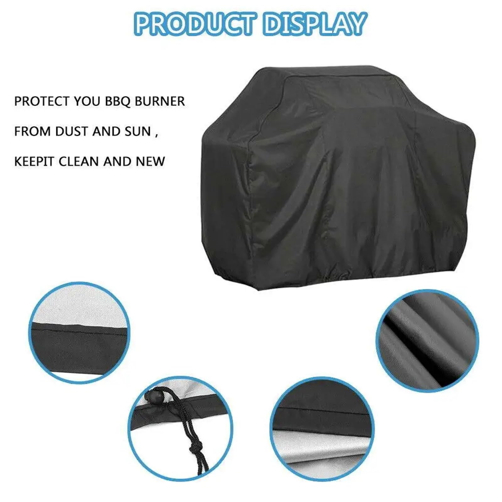 Copertura per Barbecue, Resistente e Impermeabile, per Barbecue a Gas, per Esterni, Protezione per Barbecue.