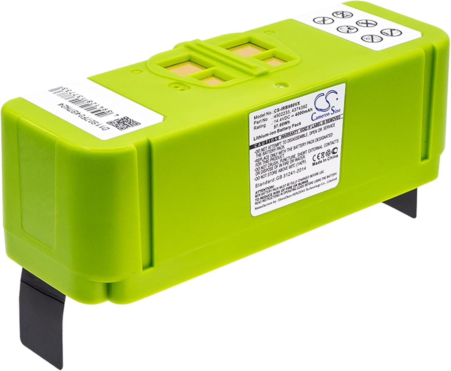 Cameron Sino 4000mAh New Replacement Battery for iRobot Roomba 680 681 691 696 891 896 960 965 980 985 614 615 640 652 665 670 671 675 677 685 690 695 801 805a 850 860 877 890 895 : Home & Kitchen