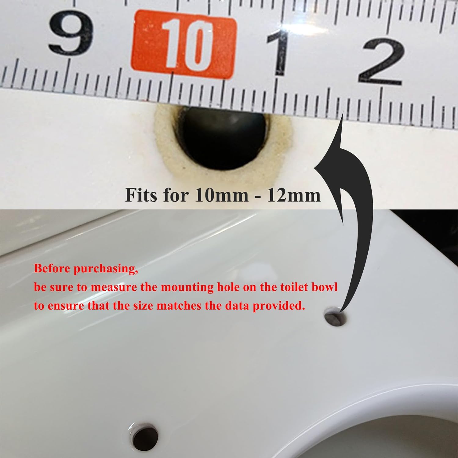 Elongated Toilet Seat with Slow Close Hinge, One Click Quick Release Design, Include Small Fixed Screws Set, Compatible with Kohler Toilet, Easy to Install