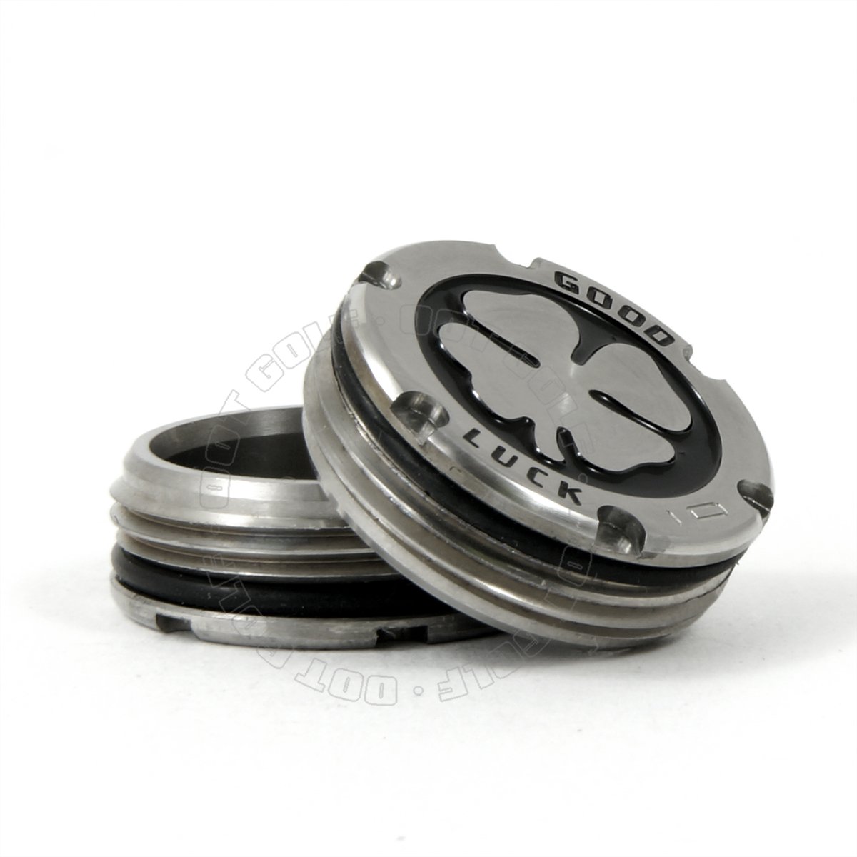 19th Hole Custom Shop Deluxe Tour Style Weights for Scotty Cameron Putters, Lucky Clover, Black (10)