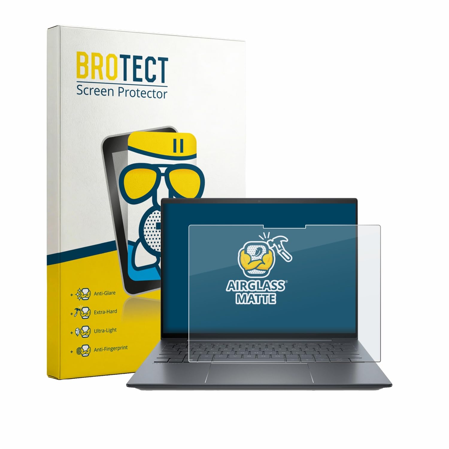 brotect Pellicola Vetro Opaca per HP Elite Dragonfly 13.5" G3 Touch Protezione Schermo [Anti-Riflesso, Durezza 9H]