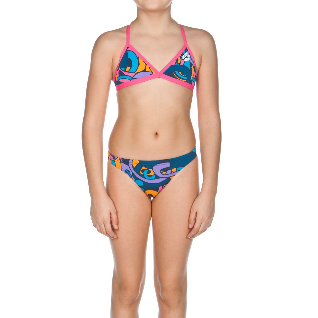 ARENA Cores Parte Superior de Bikini, Niñas