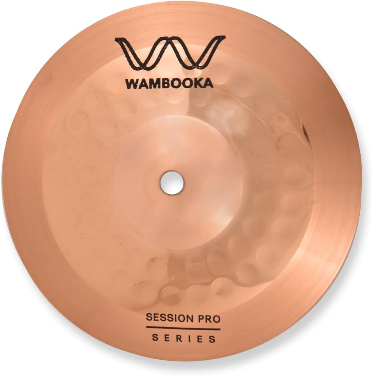 Wambooka Session Pro 8" Splash Cymbal for Drum Set - Italian Design, B8 bronze (hand-hammered)