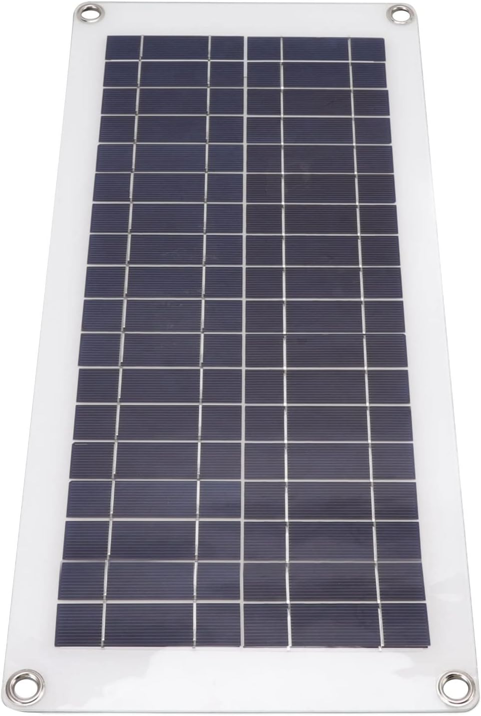 GLOGLOW Solar Panel Thin Waterproof 10W Solar Cell Charger with 2 USB Output for Cars and Boats Panel, Flexible Nan
