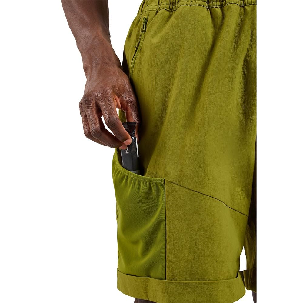 Odlo Herren Essential Cargo Baggies Shorts, Guacamole, M