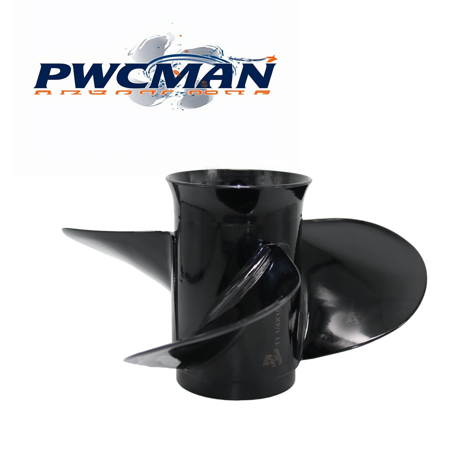 Hélice de barco para motor fueraborda Suzuki 35-65HP, hélices fueraborda de 13 dientes, 3 cuchillas, RH, 58100-88LC0-019