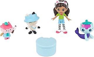 Gabby’s Dollhouse, Campfire Gift Pack with Gabby Girl, Pandy Paws, Baby Box & Mercat Toy Figures, Collectible Kids Toys for Girls & Boys 3+