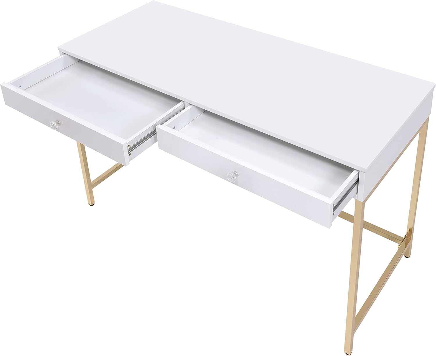 Home Office Writing Desk 2 Drawers Storage,Laptop PC Table