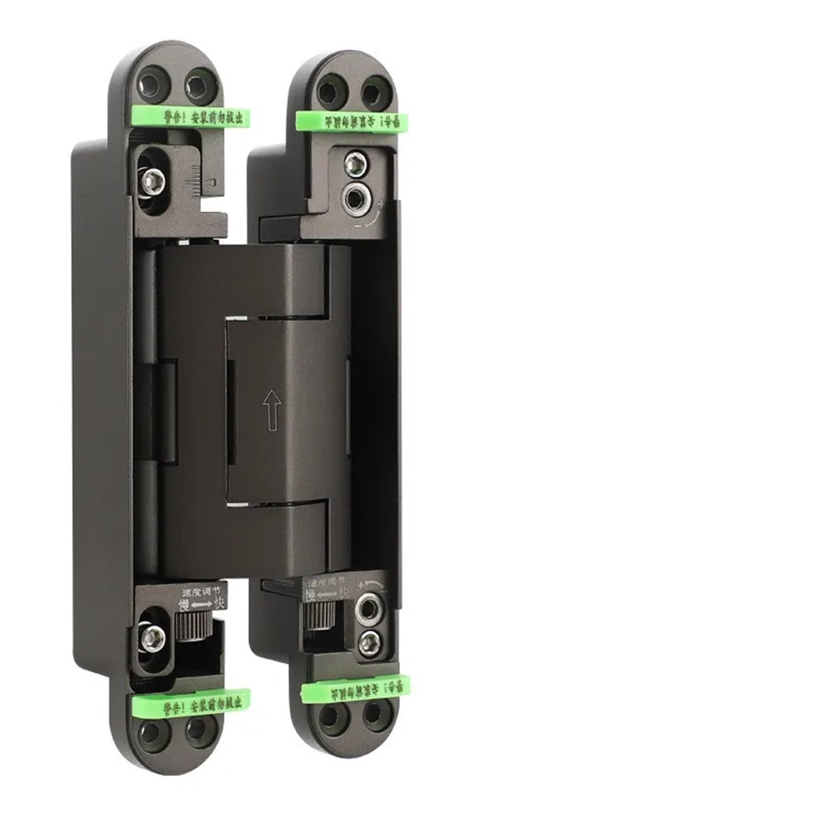 Kdhcvkz Gray 1Pcs Hydraulic Concealed Door Hinges Invisible Hinge(Gray)