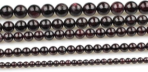 Miniatura 192 de MJDCB Natural Multicolor Volcanic Lava Stone Round Loose Stone Beads DIY for Jewelry Bracelet Making 15" (6mm, White)
