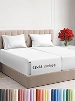 Vista 1 de Extra Deep Pocket Split King Sheets - 5 Piece Breathable & Cooling Bed Sheets - Hotel Luxury Bed Sheet Set - Soft, Wrinkle Free & Comfy - Easily