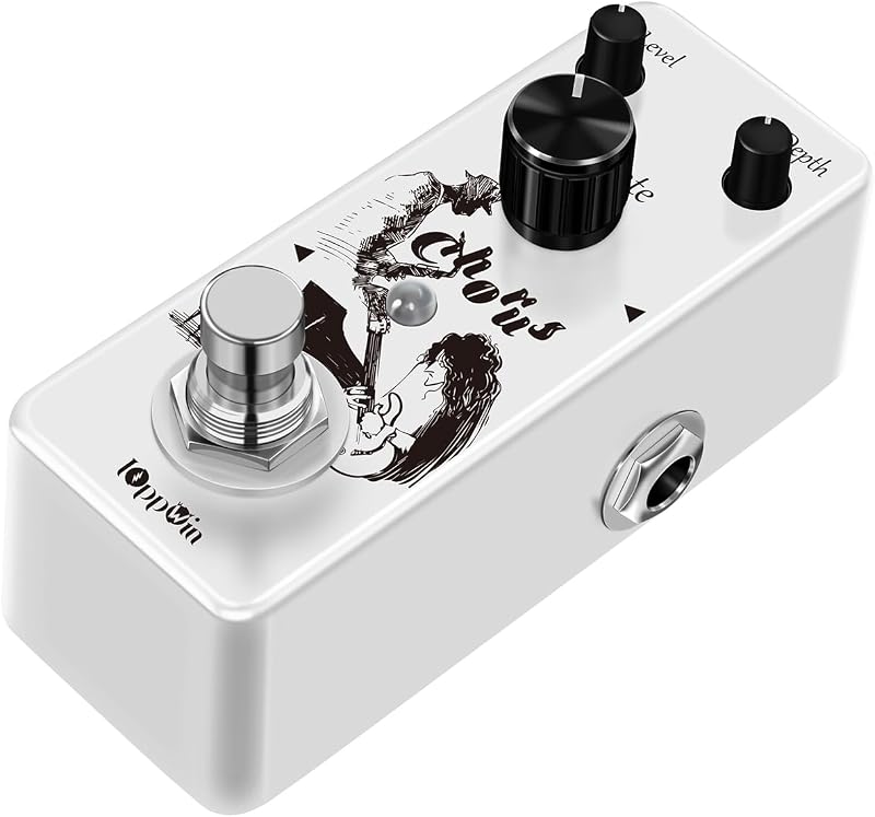 Pure Analog Chorus Guitar Pedal | Warm, Clear Chorus Tone with Spacey Vibe, True Bypass, Mini Metal Enclosure, DC 9V, 9mA