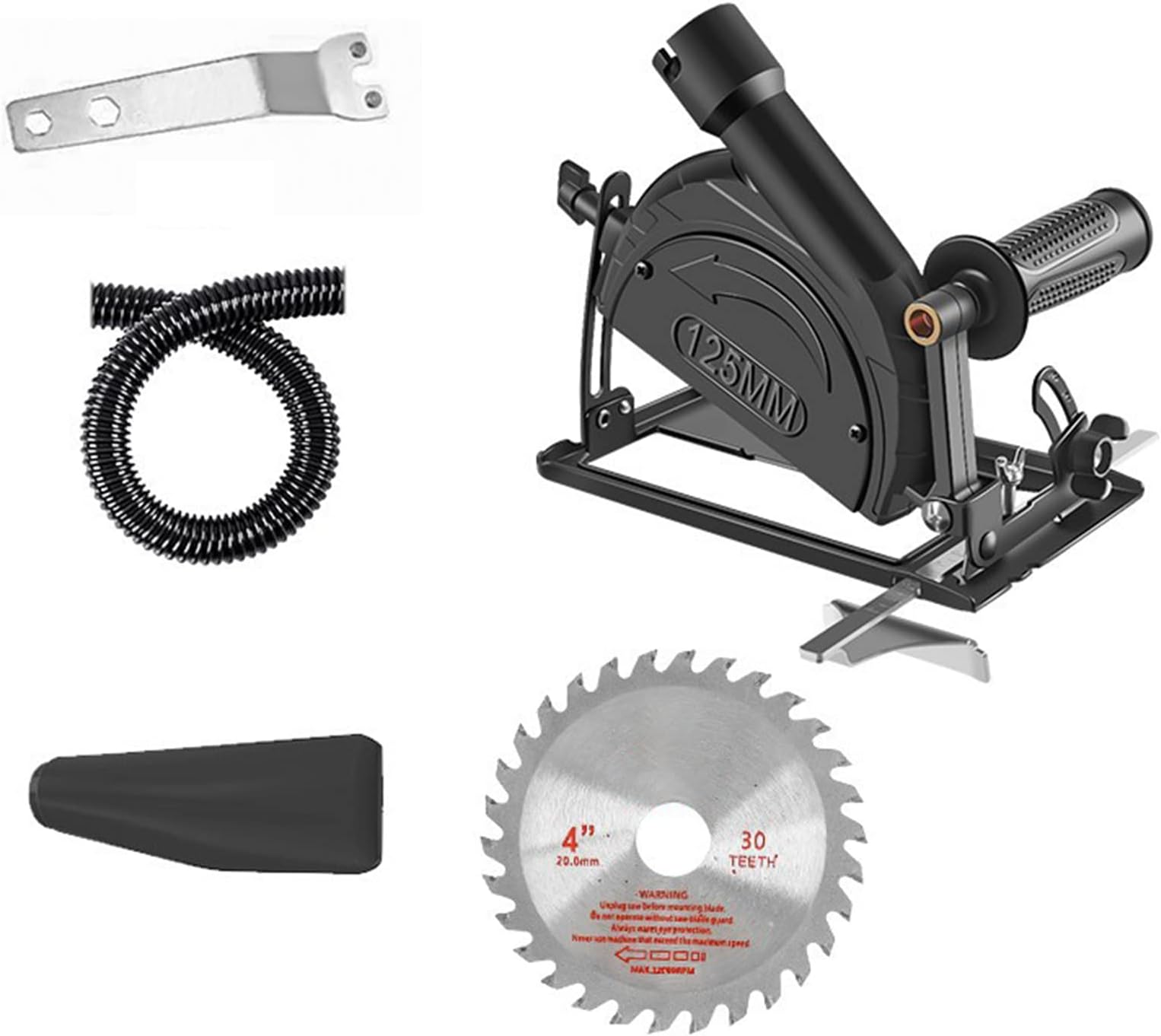 MISNODE Angle Grinder Stand 45 Degrees Adjustable Angle Grinder Holder Angle Grinder Attachments for 100~125mm Angle Grinder, Angle Grinder Machine Base for Woodworking