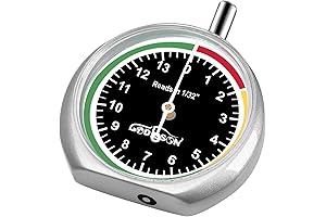 GODESON Premium Dial Tire Depth Gauge, Trusted Companion for Precision Tire Checks
