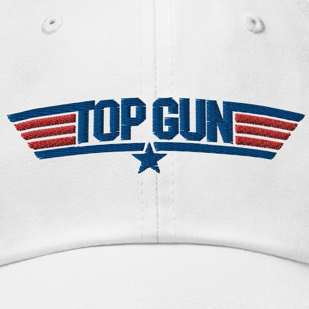 Top Gun Paramount Red & Blue Logo Classic Baseball Hat - Officially Licensed