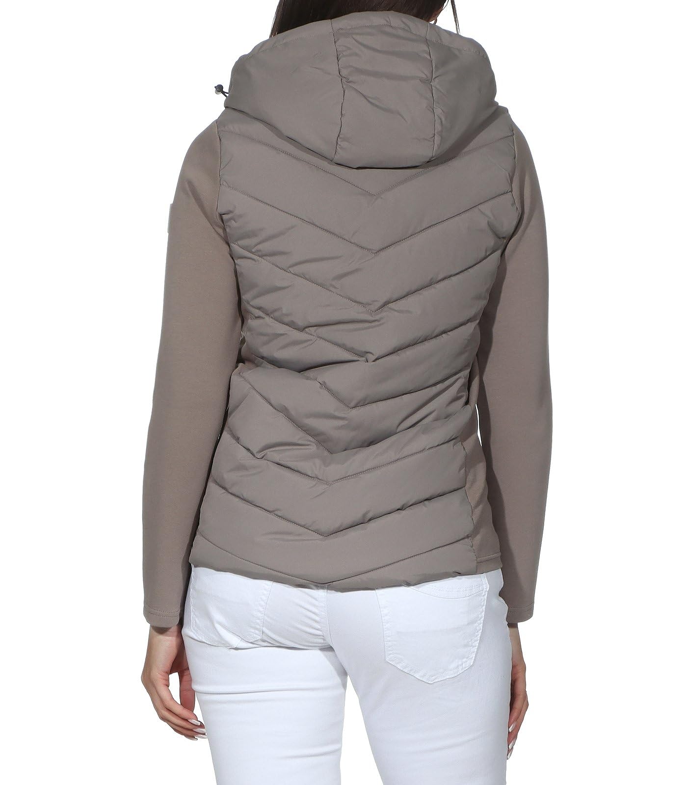 Sublevel Damen leichte Steppjacke mit Kapuze Übergangsjacke sportlich Outdoor und Alltag