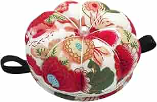 Cuscino Per Spilli Da Polso A Forma Di Zucca - 3 Pezzi Per Cucito E Ricamo | Rosso, Nero, Verde