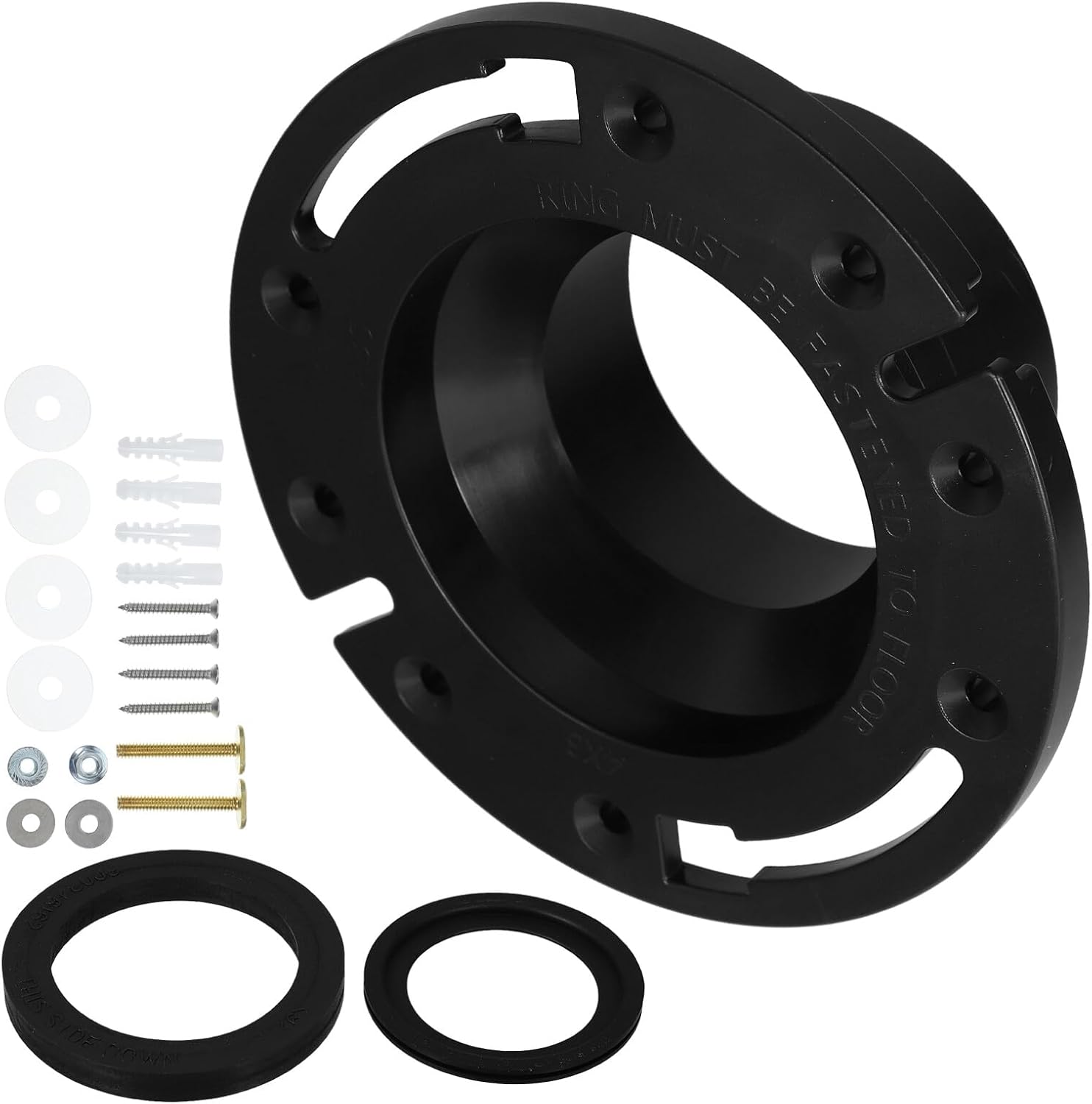 Abaodam Rv Toilet Seal Ring Kit Toilet Flush Sealing Rings Rv Water Valve Accessories Replacement for Camper and Motorhome Bathroom Repair