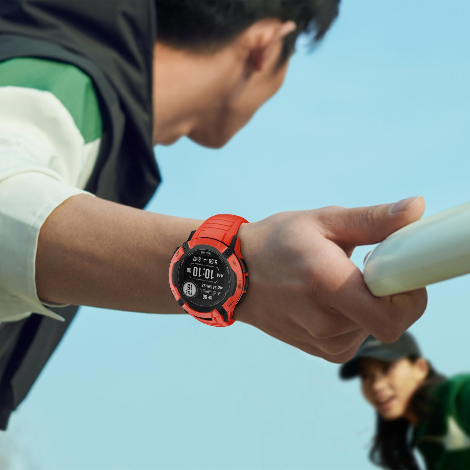 Cinturino In Silicone Per Garmin Instinct 2X – Ricambio Con Sgancio Rapido, Morbido E Impermeabile - 3