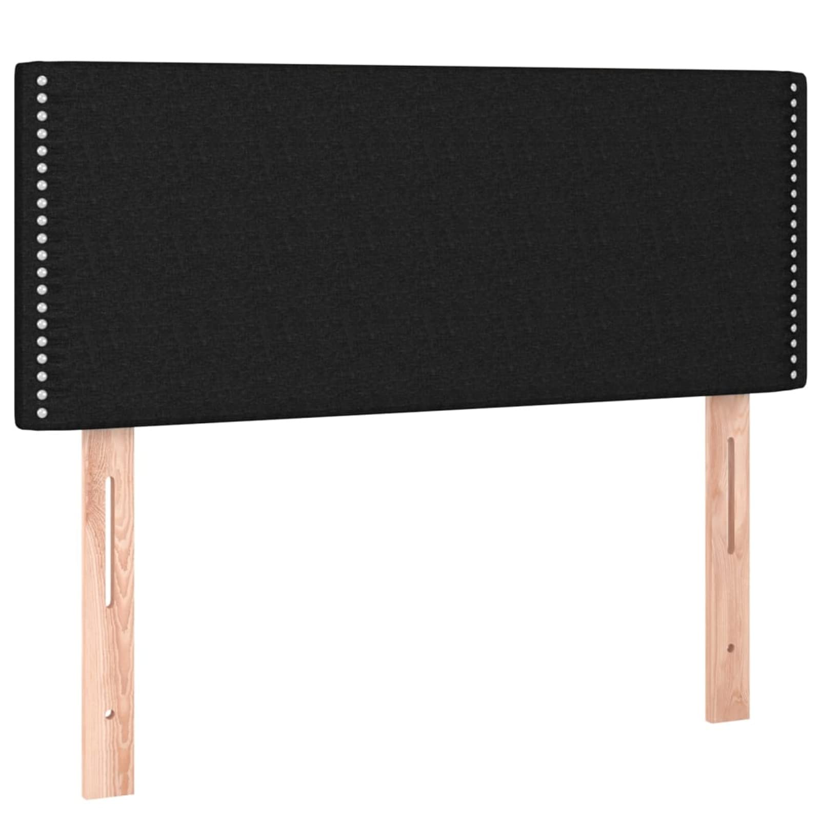 ZEYUAN Cabecero, Cabezal De Cama, Cabecera para Cama, Cama Cabeza, Cabezales Dormitorios Modernos, de Tela Negro 90x5x78/88 cm