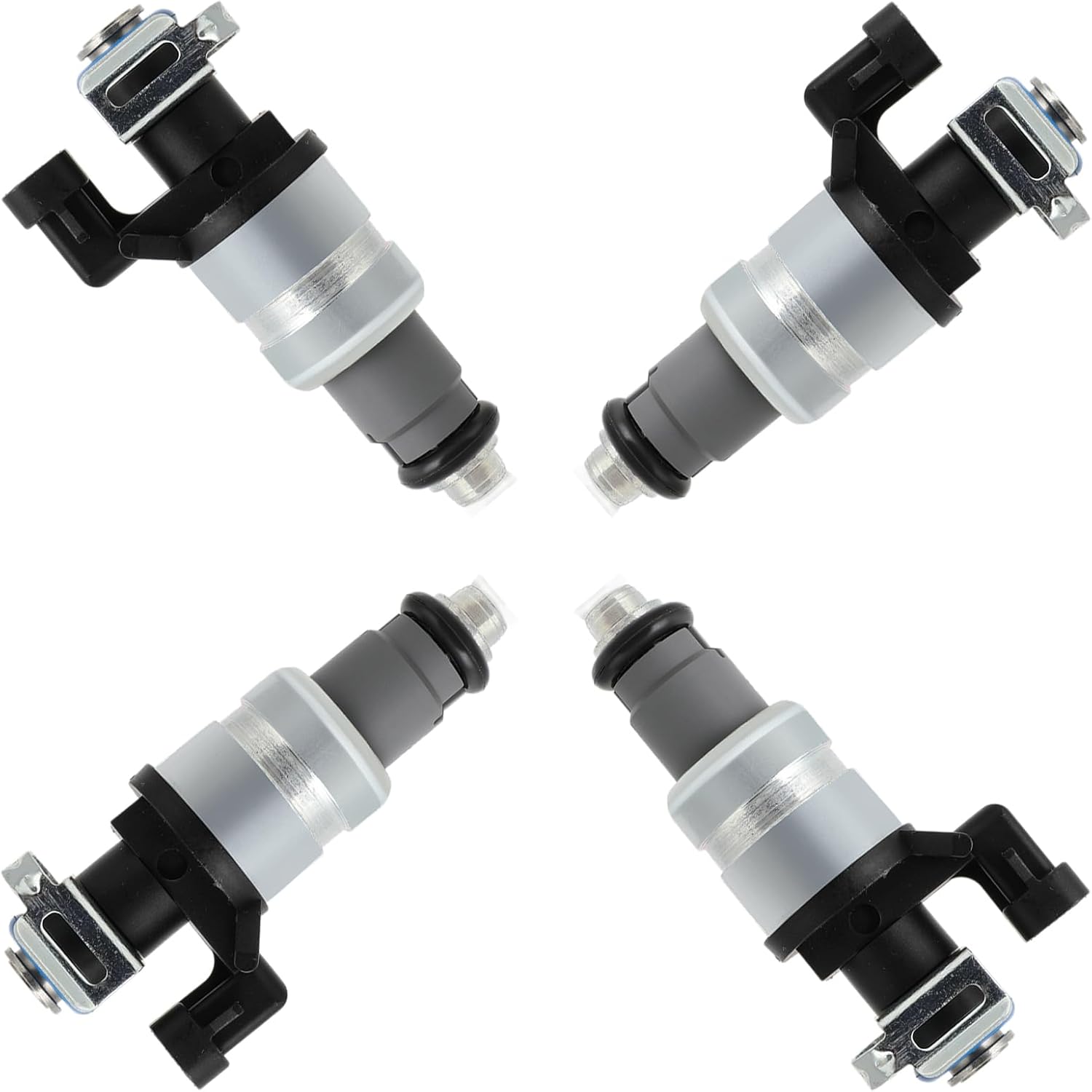 AUTOMUTO 2 Holes Fuel Injectors Suitable With 2004-2005 for Chevrolet Malibu,2003-2004 for Saturn Ion,2002-2005 for Saturn Vue FJ471 12575947 12564446 Automotive Engine OEM Part 4Pcs