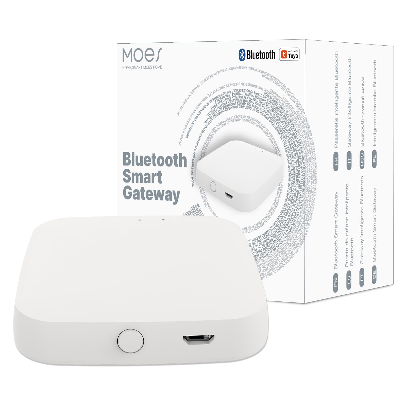 MOES MOES Tuya Bluetooth Fingerbot Hub, Compatible with Smart Life App and Alexa, Google Home