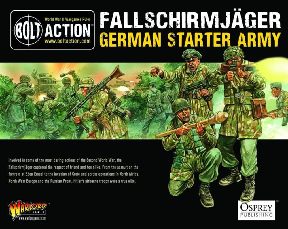 Warlord Games: Comando Veterano Tedesco HQ In Resina 28mm Per Bolt Action - 4 Miniature - 4