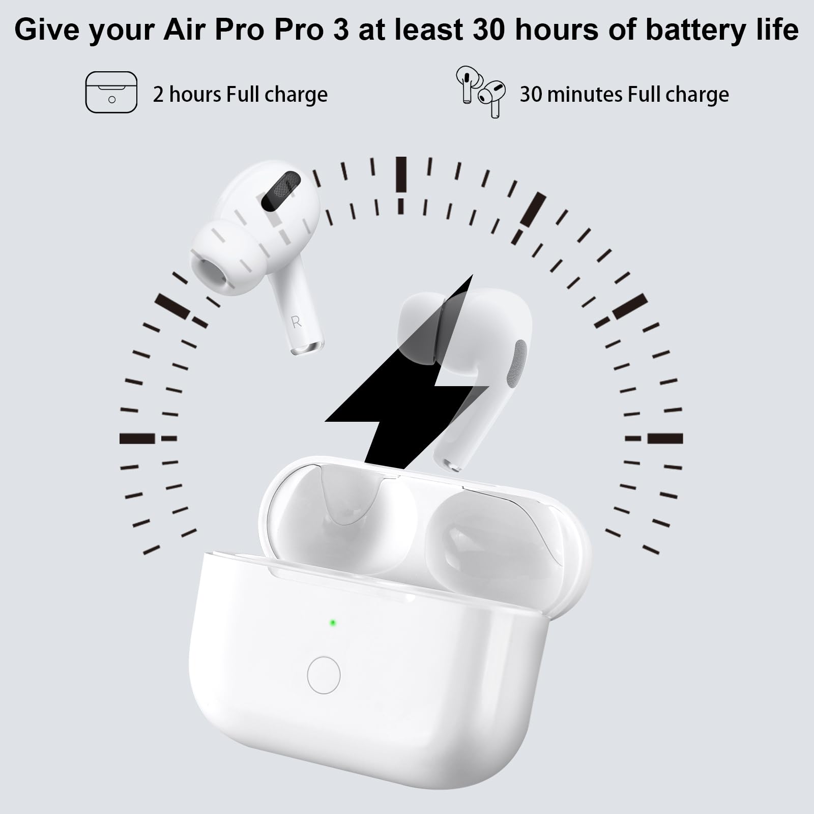Amazon.com: Wireless Charging Case Compatible with AirPod Pro 3