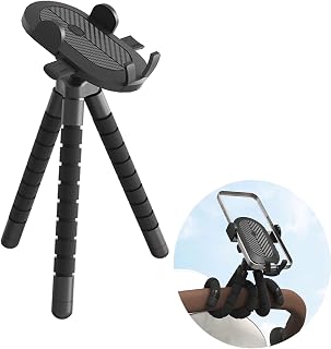 iLulala Baby Stroller Phone Holder, Phone Holder for Shopping Cart, Golf Cart, Push Cart, 360° Rotation Portable Cell Phone Clamp for Motorcycle, Scooter, ATV, Boat, Spin Bike, Treadmill, Handlebar.