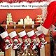 KAHEIGN 5Pcs Weihnachtsstrumpf Halter Metall Kamin Haken - Weihnachtsstrumpf Aufhänger Haken für Weihnachtsstrümpfe Weihnachten Haken Weihnachtsstrumpf Halter Kamin Strumpfhalter Deko (Silber)
