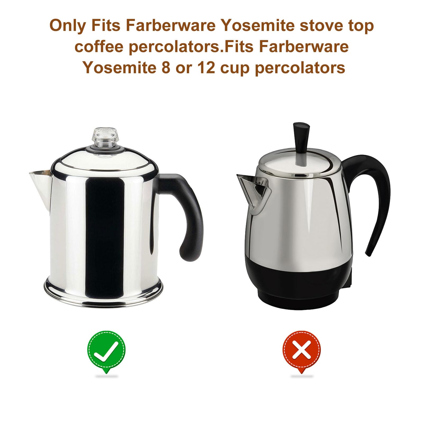 Espresso Maker Farberware Stove Top Percolator All Stainless Steel