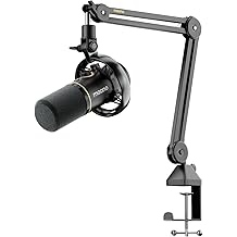 MAONO PD200W Hybrid Wireless Podcast Microphone for PC, XLR USB Dynamic Mic Kit with Boom Arm, Software, Noise Cancellation, for Vocal Recording, Streaming, Content Creation, Home Studio, Voiceover