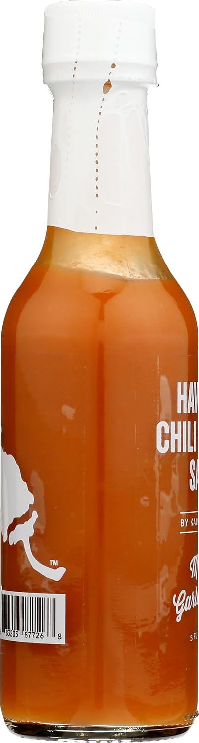 Kauai Juice Co Fermented Mango Garlic Ghost Hot Sauce, 5 FZ