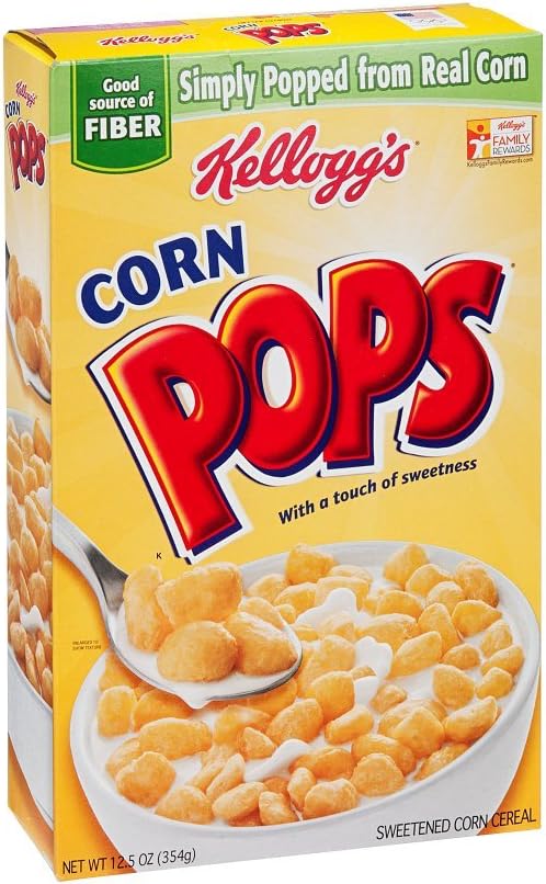 Kellogg's Corn Pops Cereal 12.5 oz (Pack of 16)