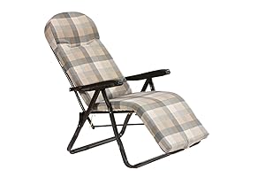 TECNOCUCI Colchoneta Redondeada para Tumbona automática, Ideal como cojín para jardín y Exterior - Made in Italy.