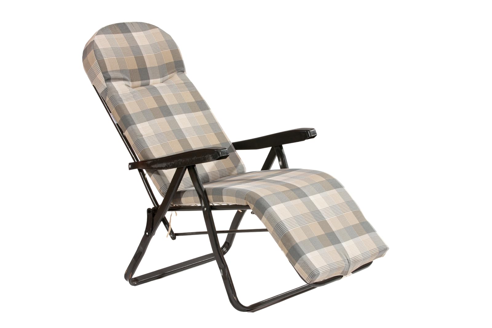 TECNOCUCI Materassino arrotondato per sdraio automatica - Ideale come cuscino per giardini ed esterni - Diverse Colorazioni Disponibili - 160x48cm - Spessore 4,5cm - Made in Italy