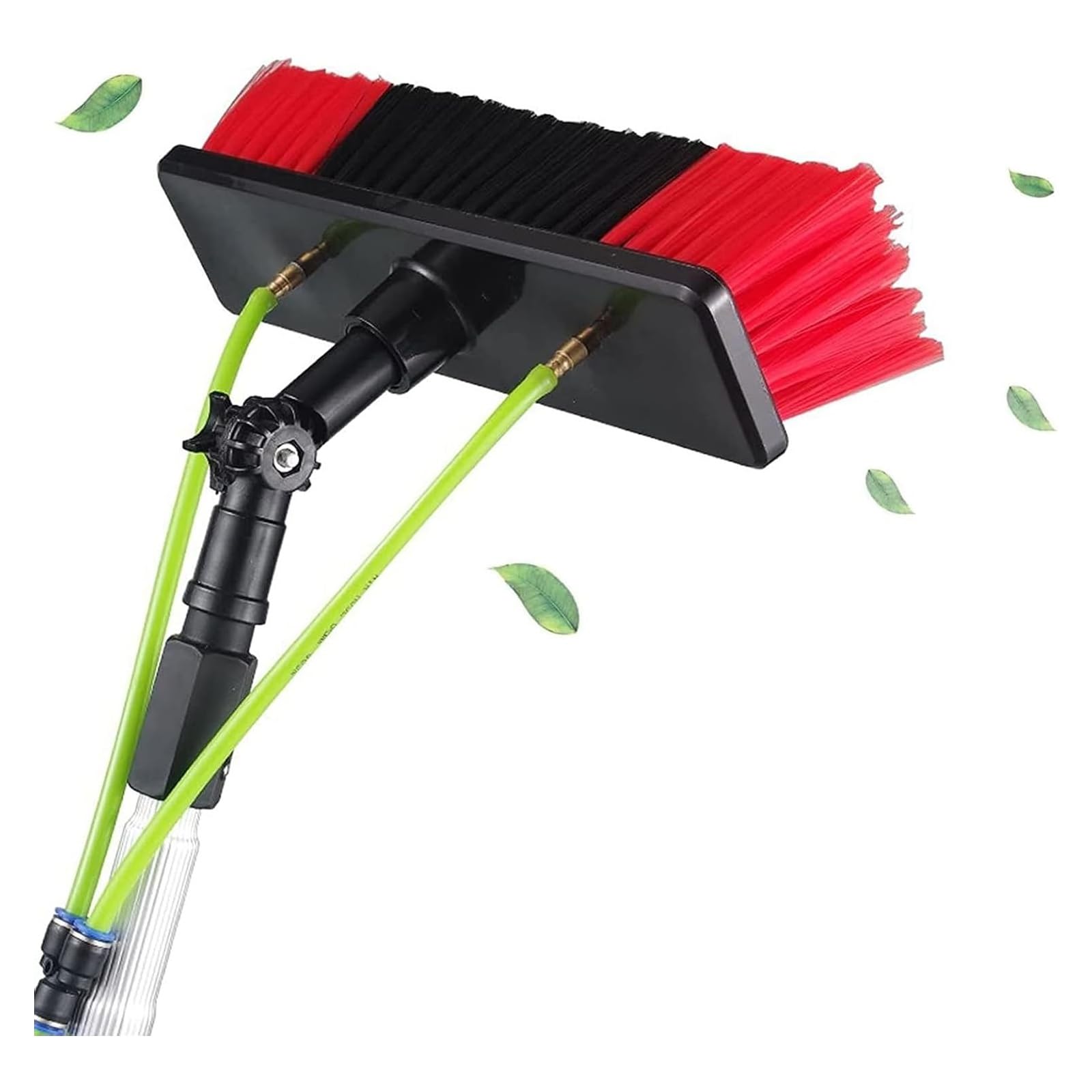 OLSKFUH Water Fed Pole Kit - 19.6Ft Telescopic Window & Solar Cleaning Brush For Efficient Exterior Cleaning Ideal For Solar Panels And Hard-To-Reach Areas.,size_name-3.6m/11.8ft