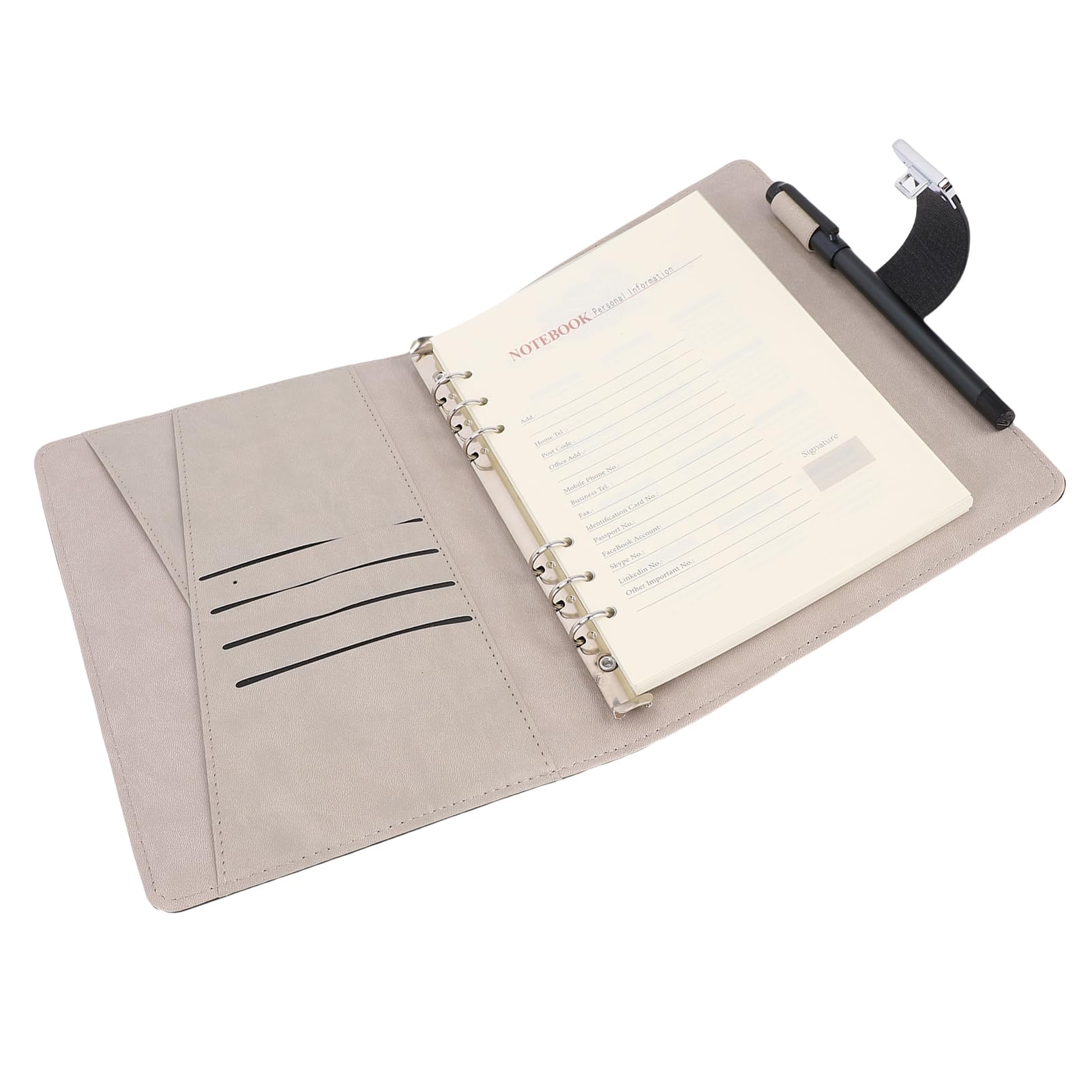Intelligentes Stift- und Notizbuch-Set mit Digitalem Synchronisierungsstift und Fingerabdrucksperre. Synchronisierung von Handschrift und Text in Echtzeit mit 80 Blatt für Besprechungen,