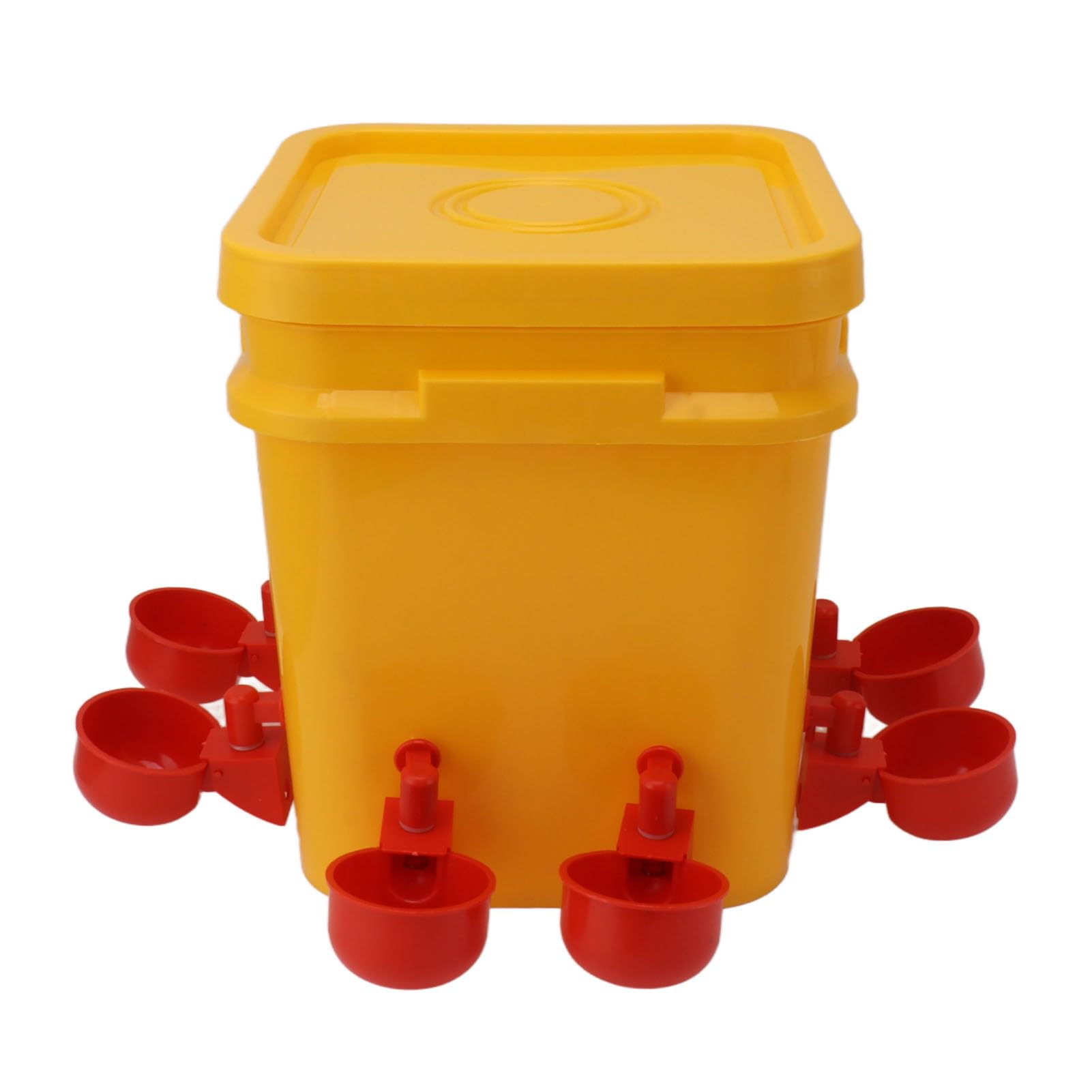 Bebedero Automático para Pollos con Barril de Mano de 12 litros, Equipo Duradero para Beber Aves Corral Pato Ganso, Riego por Gravedad Agua Limpia, Adecuado Pollo, Pato, Codorniz, Palomas y