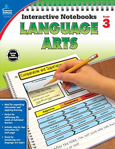 Amazon.com: Language Arts, Grade 3 (Interactive Notebooks ...
