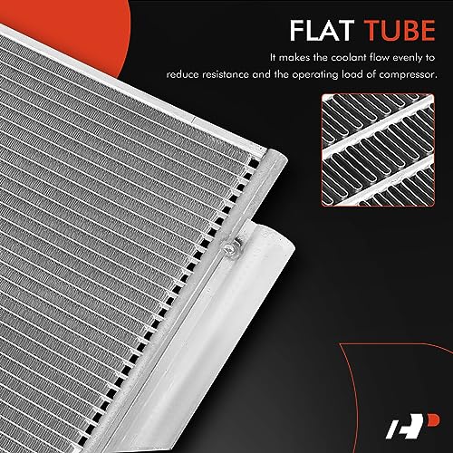 A-Premium Air Conditioning A/C Condenser Compatible with Jeep Renegade 2015-2018 & Fiat 500X 2016-2018, L4 1.4L, Replace# 4920, 68248149AA by A-Premium - Image 3