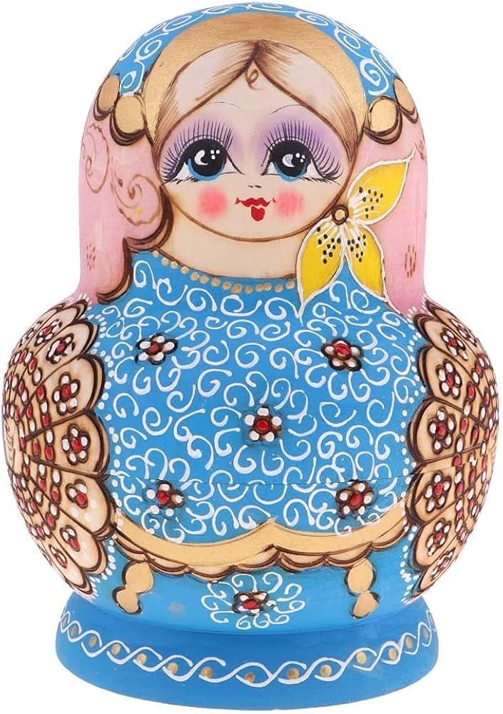 Amazon | マトリョーシカ 入れ子人形 ロシアの人形 15個のヴィンテージ