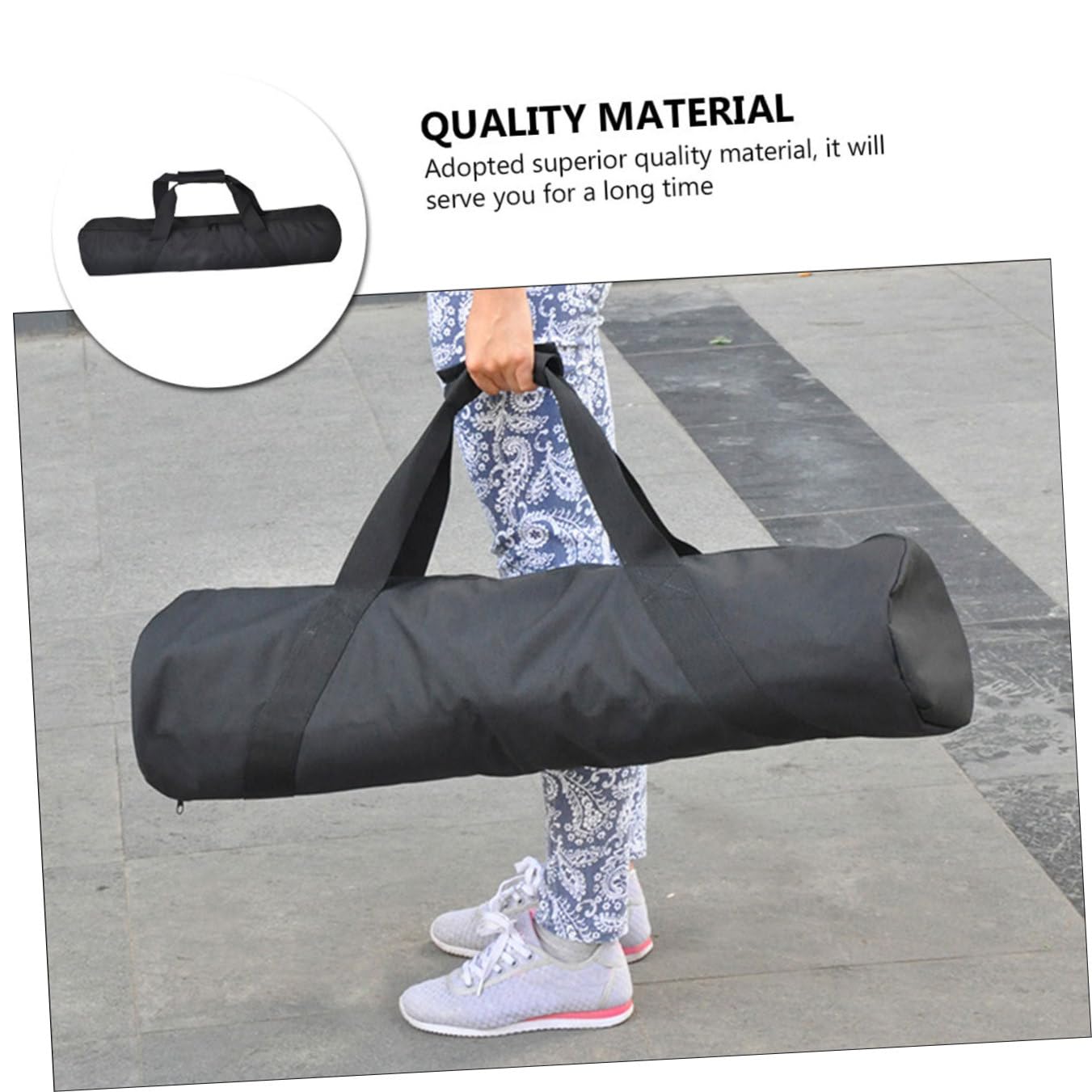BESPORTBLE Borsa Strato e Oxford Leggera Treppiede per Nero Tracolla Interno in Spugna Incorporato Uso Fotografico All'aperto