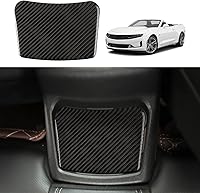 Vista 17 de Calcomanía de fibra de carbono para perilla de ventilación de aire acondicionado, cubierta interior para Chevrolet Camaro 2016 2017 2018 2019 2020