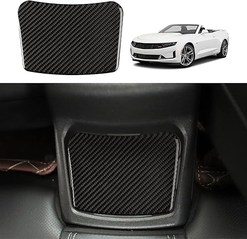 Miniatura 17 de Calcomanía de fibra de carbono para perilla de ventilación de aire acondicionado, cubierta interior para Chevrolet Camaro 2016 2017 2018 2019 2020